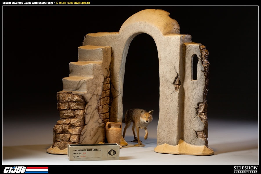 G.I. Joe Desert Weapons Cache with Sandstorm Sixth Scale Figure Accessory  View 1