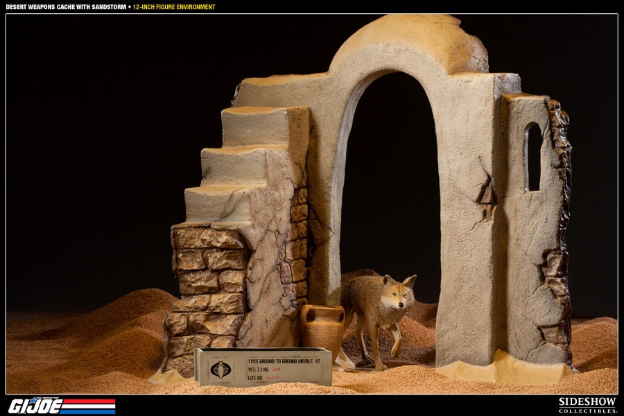 G.I. Joe Desert Weapons Cache with Sandstorm Sixth Scale Figure Accessory  View 4