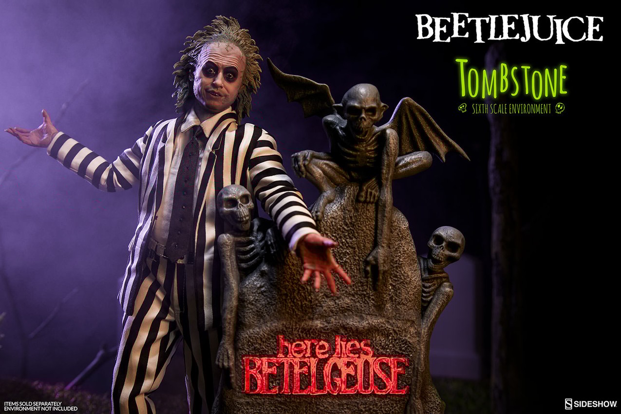 Beetlejuice Beetlejuice Tombstone Sixth Scale Figure Related Beetlejuice Beetlejuice Tombstone Sixth Scale Figure Related