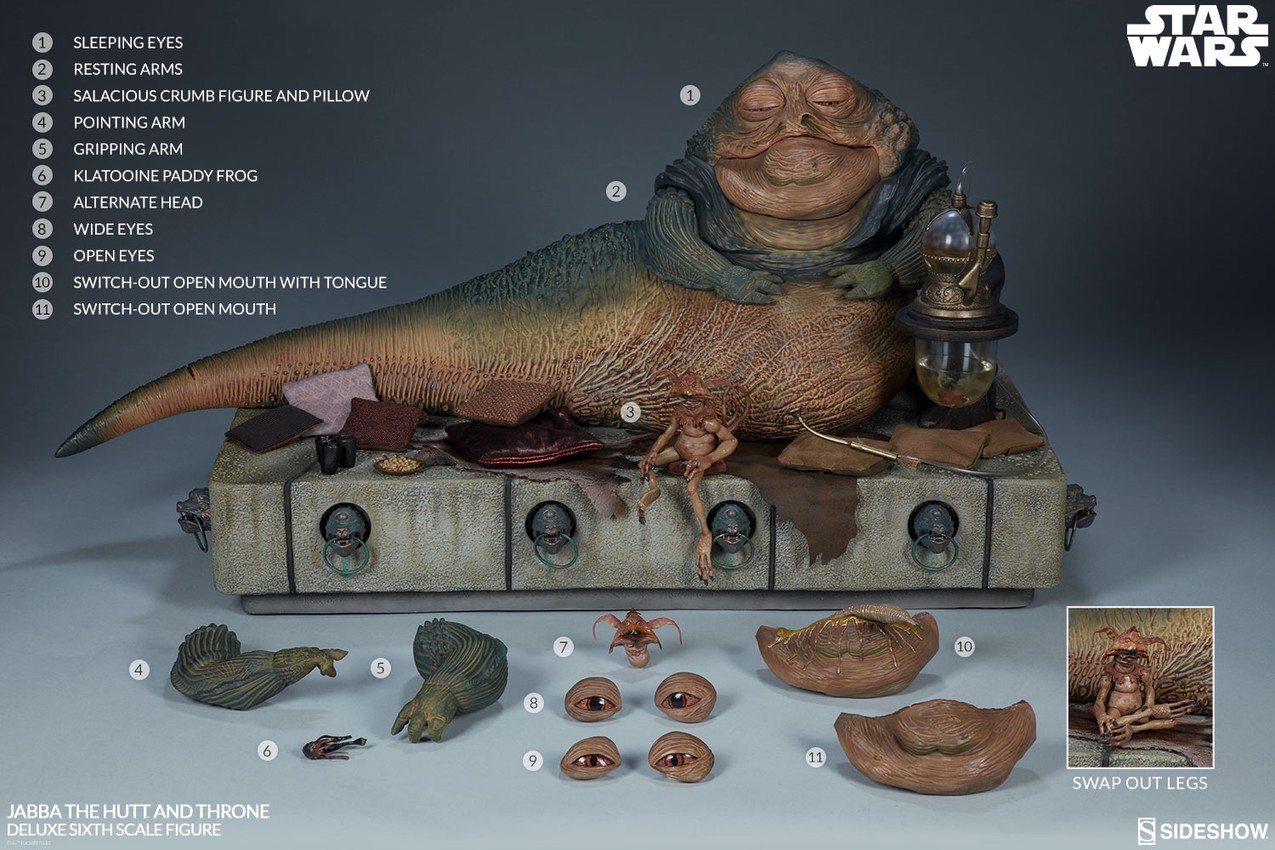 Jabba the Hutt and Throne Deluxe