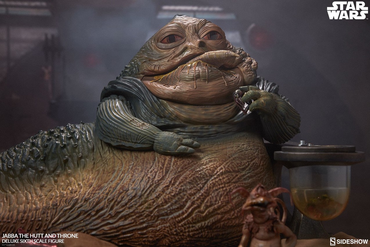 Jabba The Hutt and Throne Deluxe | Sideshow Collectibles