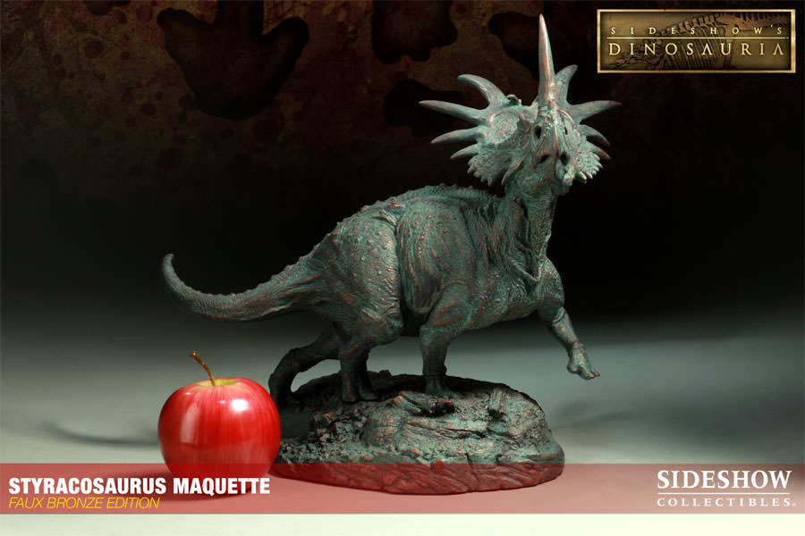 Dinosauria Styracosaurus - Faux Bronze Edition Maquette  View 2