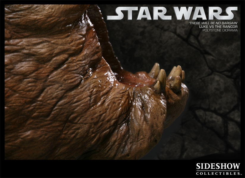 Star Wars There will be no Bargain - Luke VS Rancor Polystone Diorama  Collector Edition  View 6