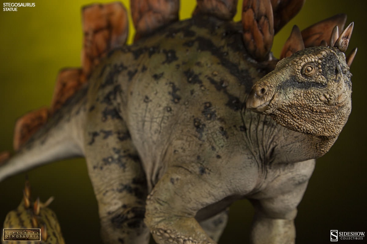 Dinosauria Stegosaurus Statues  View 2
