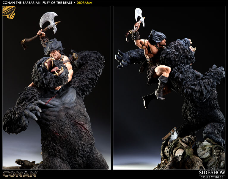 Conan Conan the Barbarian: Fury of the Beast Polystone Diorama - Prototype Shown View 5