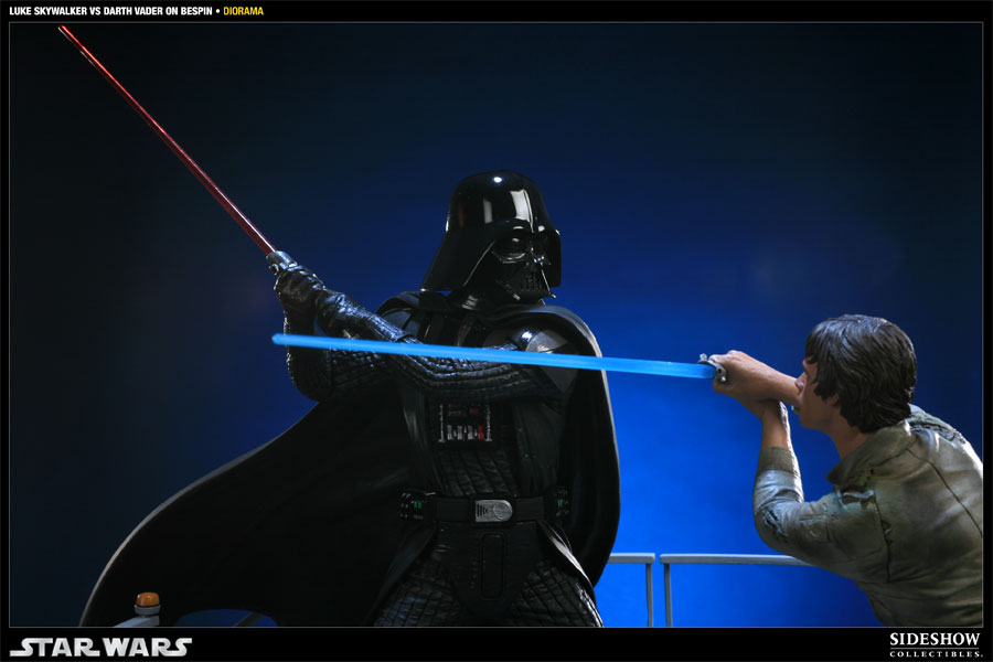 Star Wars I Am Your Father - Luke Skywalker VS Darth Vader on Bespin Polystone Diorama  View 4
