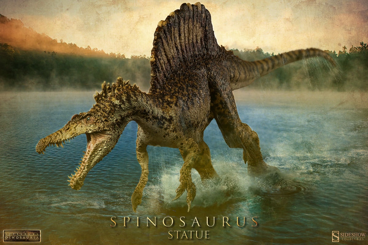 Dinosauria Spinosaurus Statues - Prototype Shown View 1