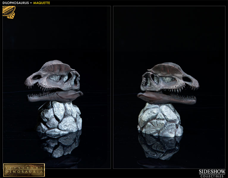 Dinosauria Dilophosaurus Maquette  View 2