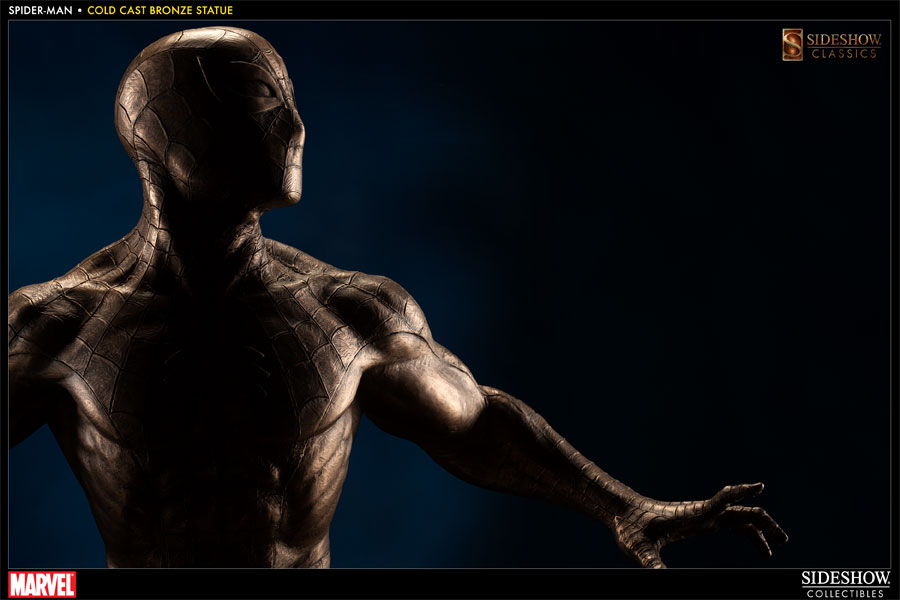 Marvel Spider-Man Sideshow Classics Statue - Prototype Shown View 6
