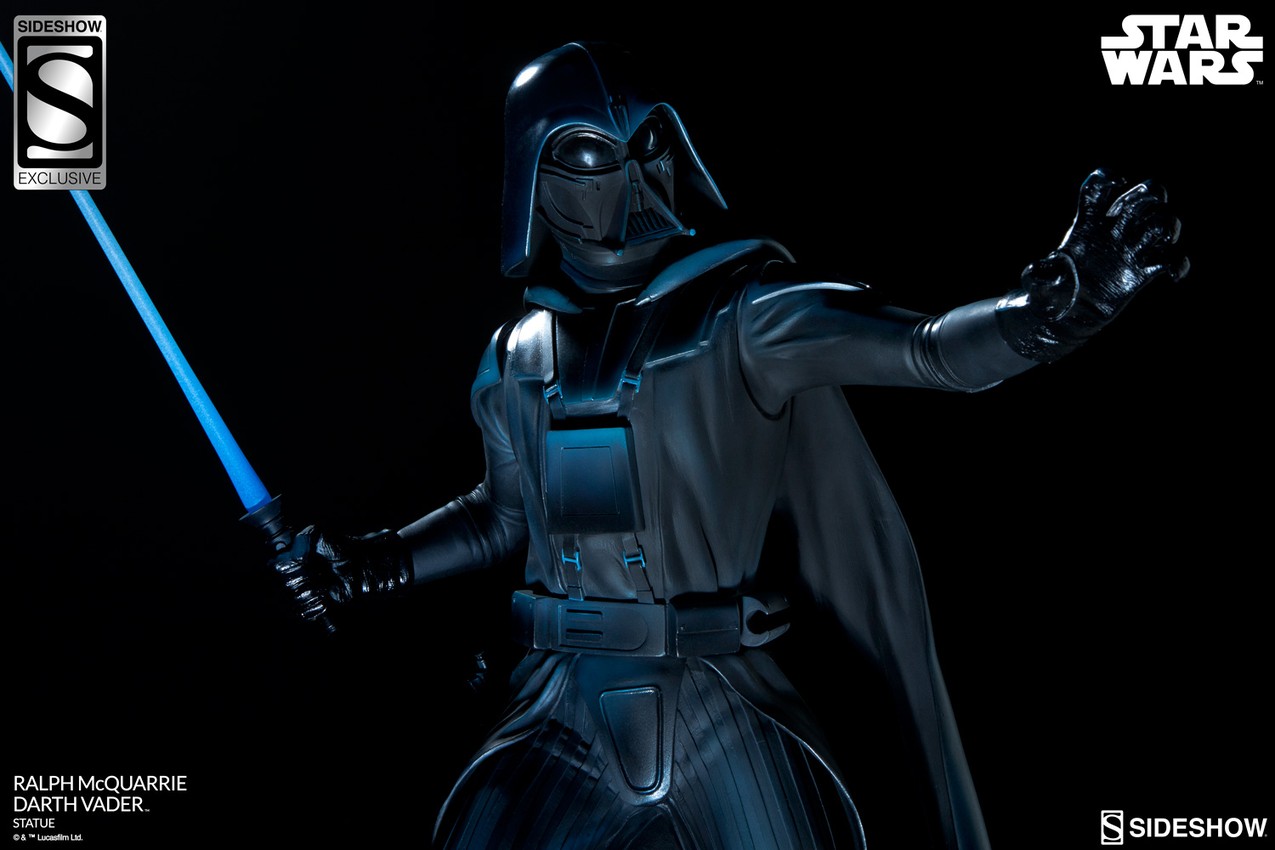 Star Wars Ralph McQuarrie Darth Vader Statues  Exclusive Edition  View 1
