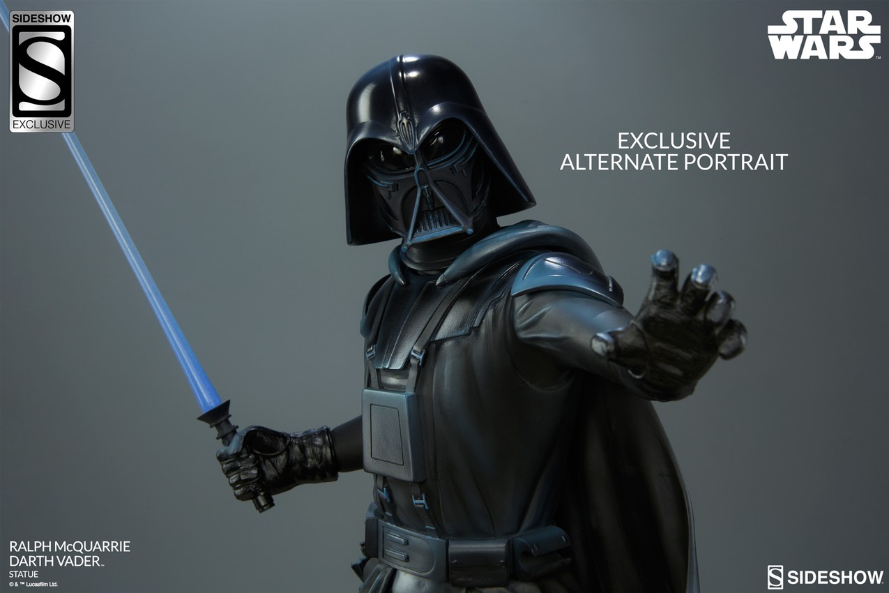 Star Wars Ralph McQuarrie Darth Vader Statues  Exclusive Edition  View 2