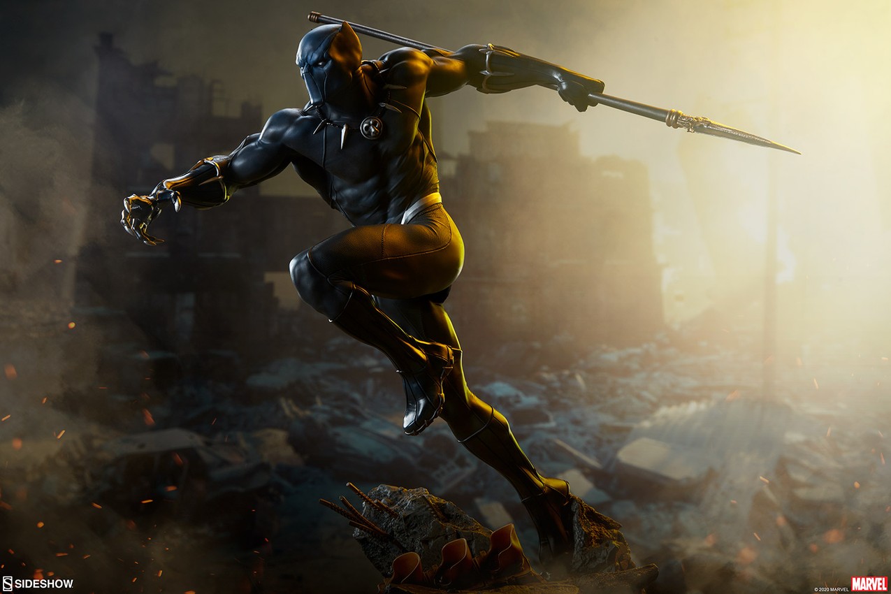 驚きの価格 Assemble Avengers Panther Black Marvel Statue Sideshow by その他