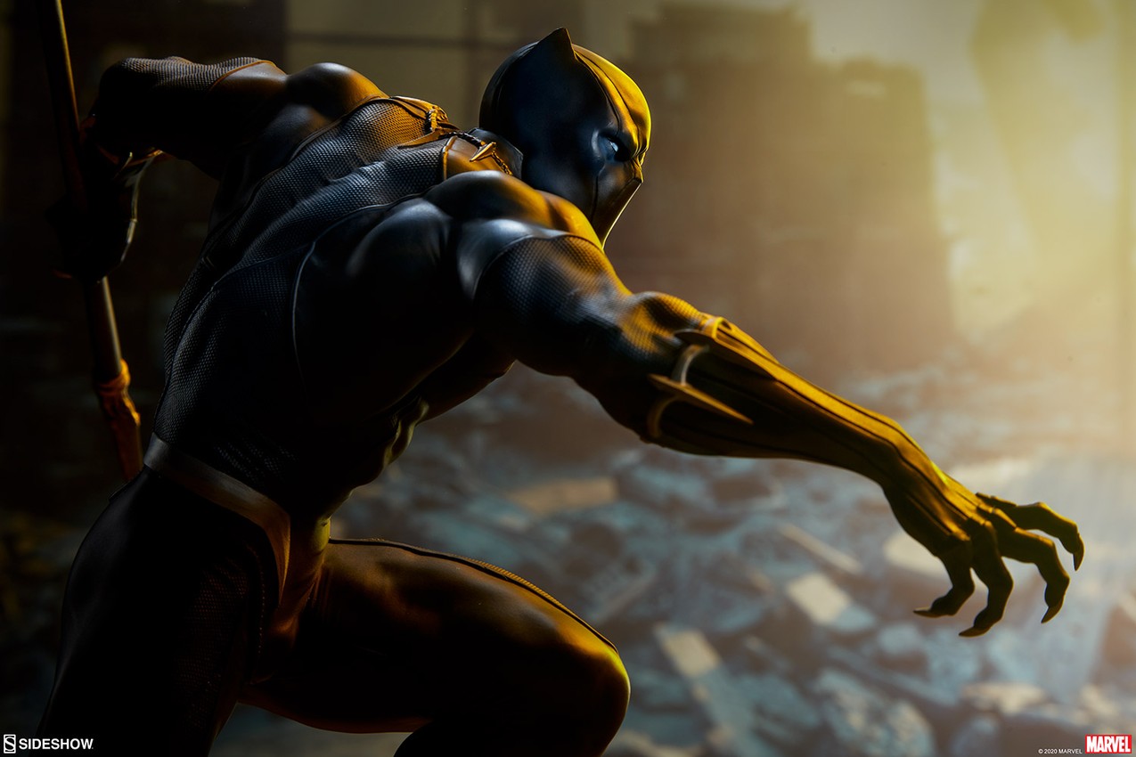 Marvel Black Panther Avengers Assemble Statue by Sideshow Marvel Black Panther Avengers Assemble Statue by Sideshow