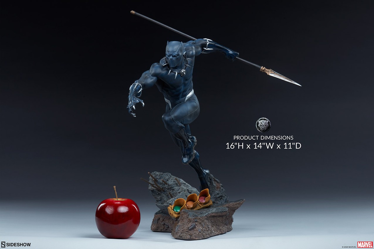 Marvel Black Panther Statues - Prototype Shown View 5