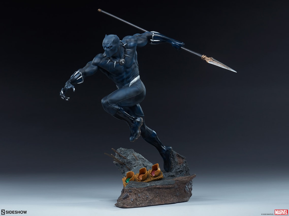 Marvel Black Panther Statues - Prototype Shown View 6