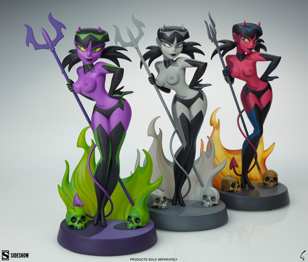 Devil Girl (Purple and Green Variant) by Sideshow