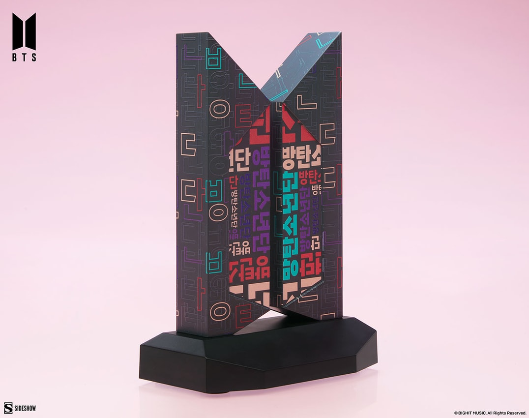 BTS Premium BTS Logo: Hangeul Edition Collectible Logo - Prototype Shown View 6