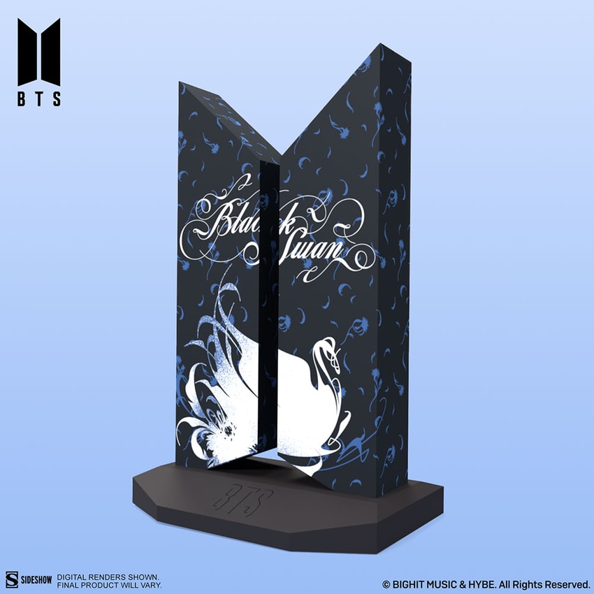 BTS Premium BTS Logo: Black Swan Edition Collectible Logo - Prototype Shown View 6