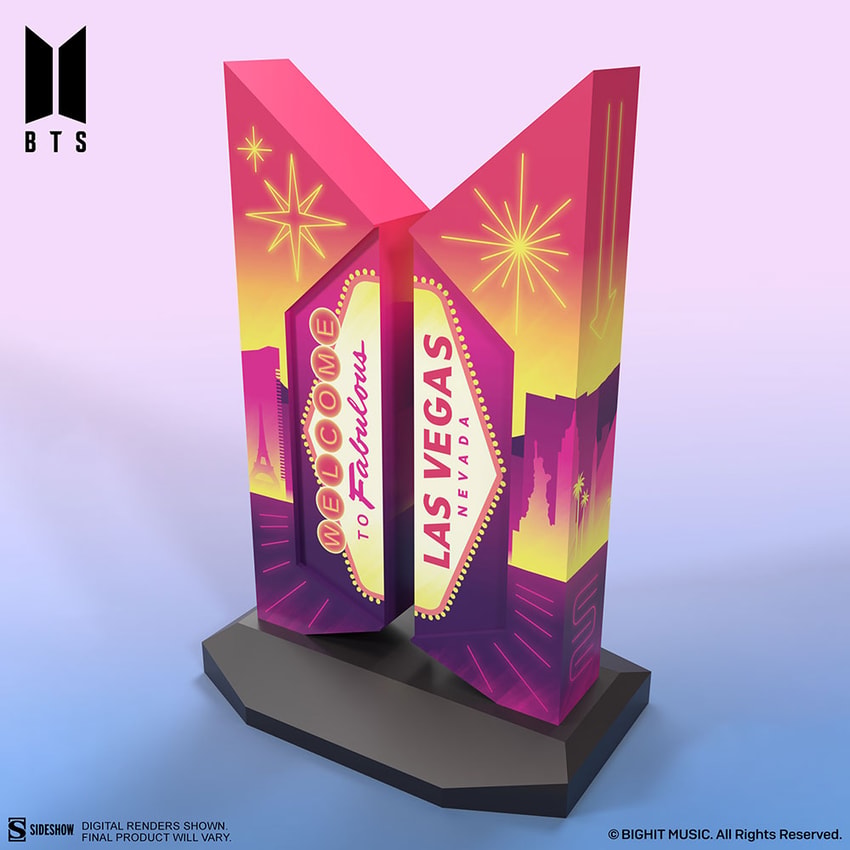 BTS Premium BTS Logo: Las Vegas Edition Collectible Logo - Prototype Shown View 6