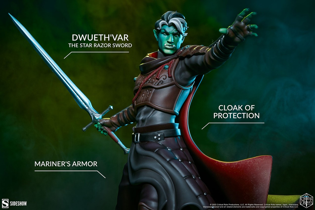 Critical Role Fjord - Mighty Nein Statues - Prototype Shown View 2