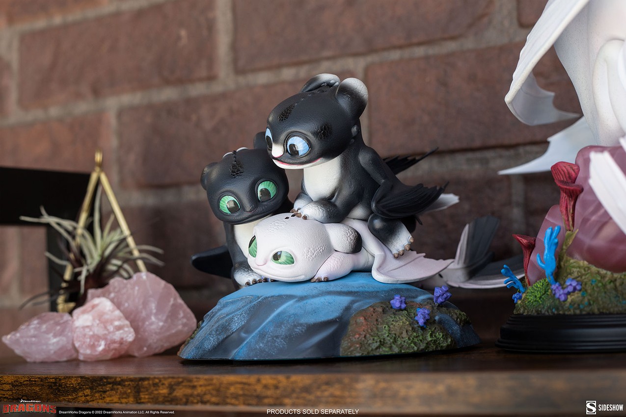 How to Train Your Dragon Dart, Pouncer, and Ruffrunner Statues  View 3