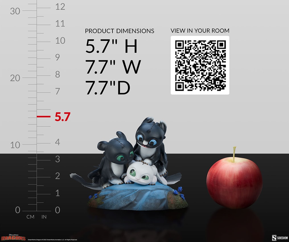 How to Train Your Dragon Dart, Pouncer, and Ruffrunner Statues  View 5