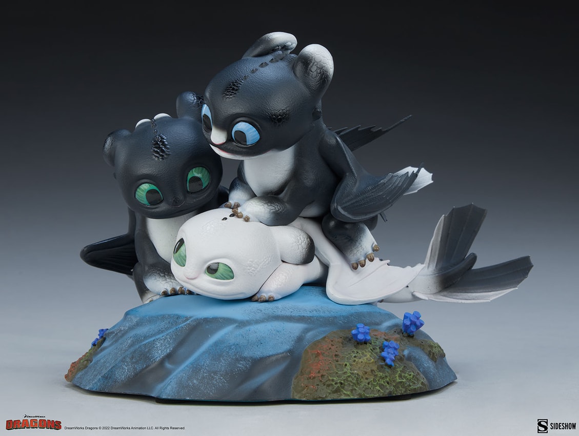 How to Train Your Dragon Dart, Pouncer, and Ruffrunner Statues  View 6