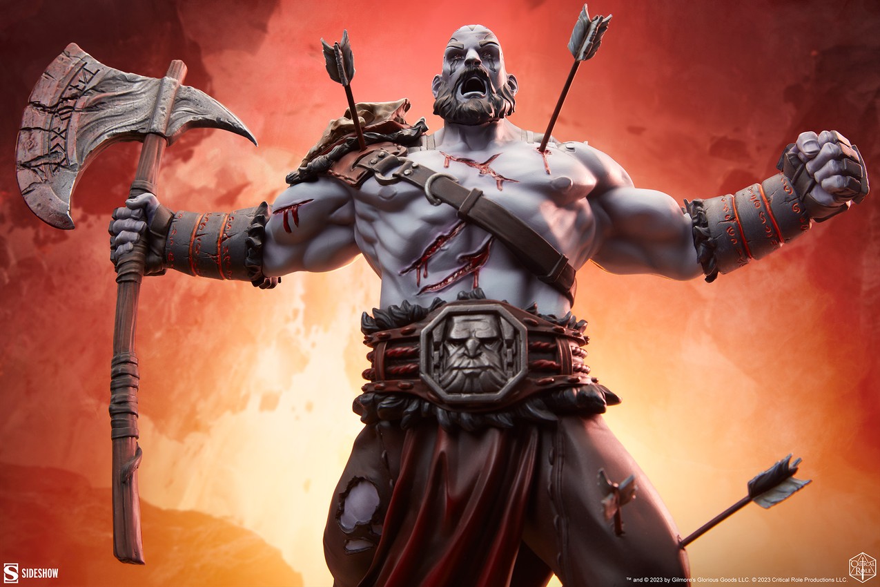 Critical Role Grog - Vox Machina Statues - Prototype Shown View 3