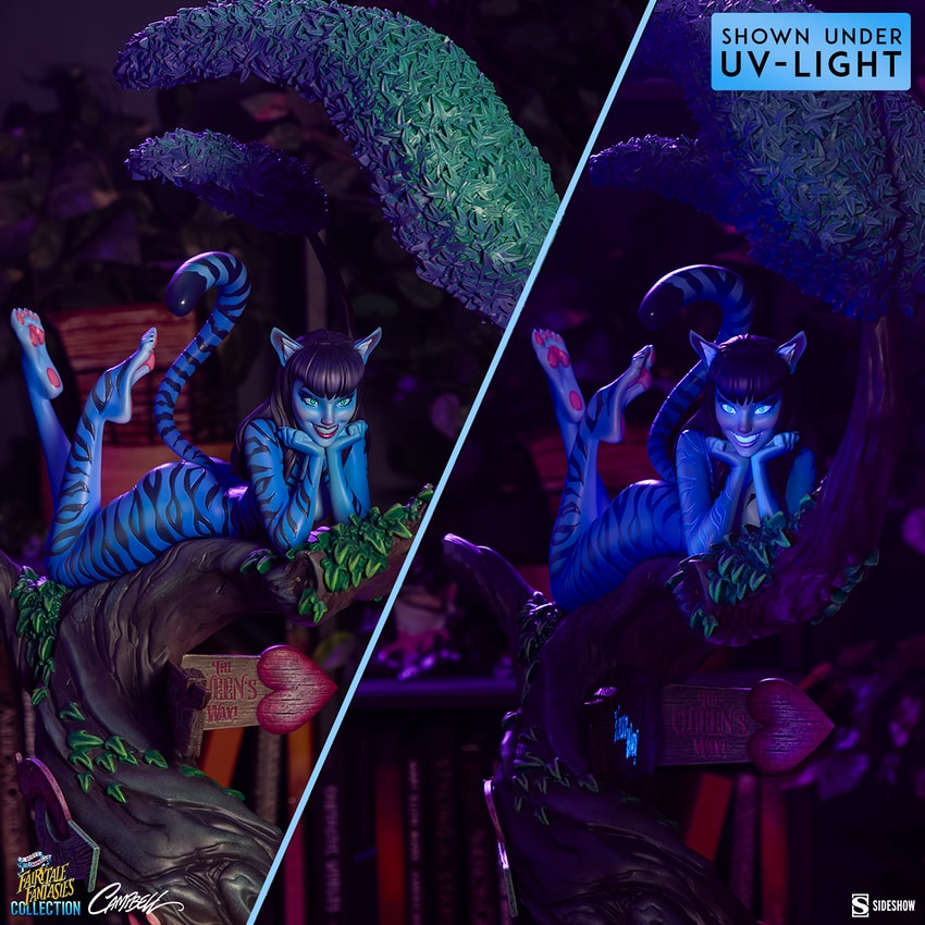 猫*様 サイドショウ限定版！【プレデター】スタチュー　SIDESHOW(サイドシ Lady Cheshire Cat Statue by Sideshow Collectibles | Sideshow