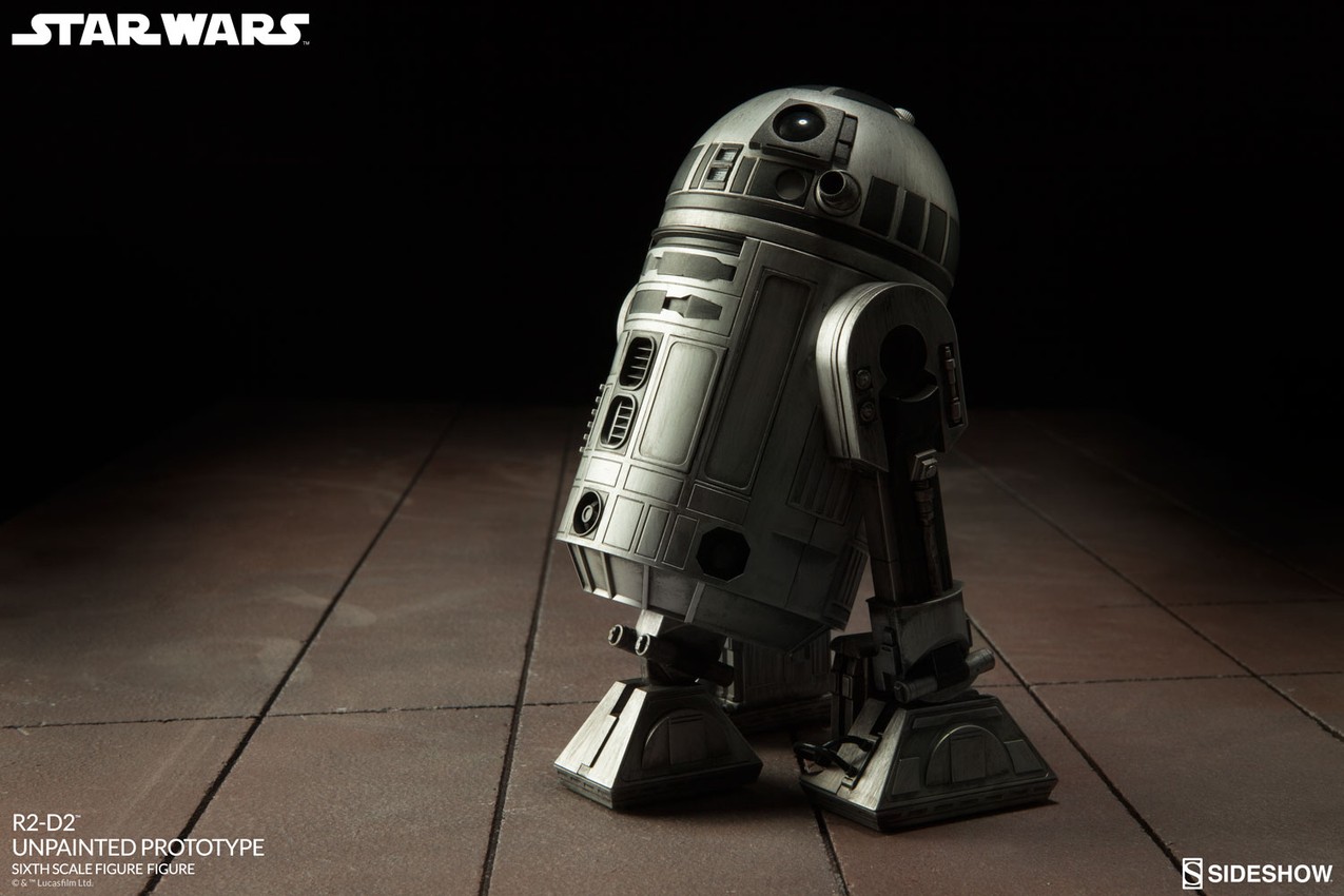 R2-D2 Unpainted Prototype Exclusive Edition - Prototype Shown View 3