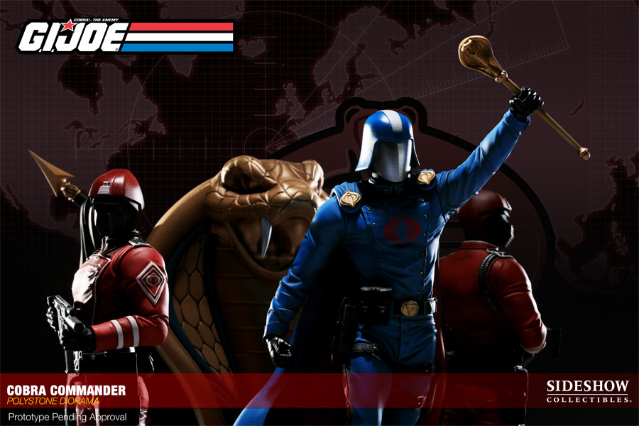 G.I. Joe Cobra Commander Diorama Polystone Diorama  Collector Edition  View 6