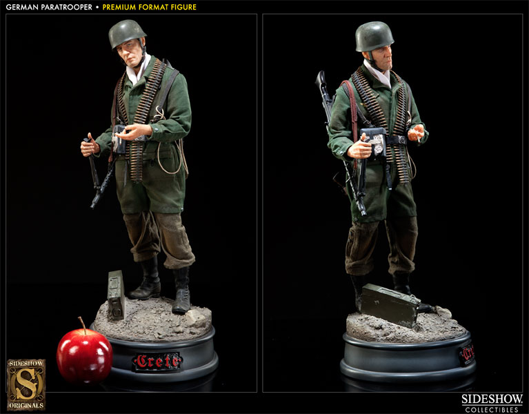 Battle of Crete: German Paratrooper Premium Format™ Figure  View 3