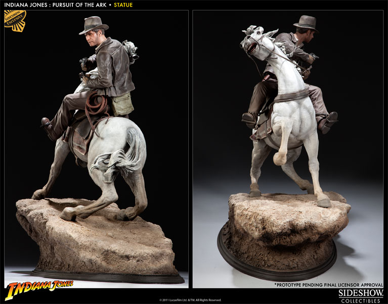 Indiana Jones Indiana Jones 'Pursuit of the Ark' Polystone Statue  View 3