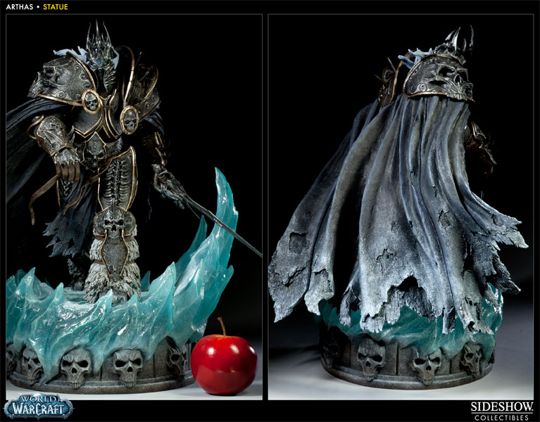 Warcraft Arthas Polystone Statue  View 3