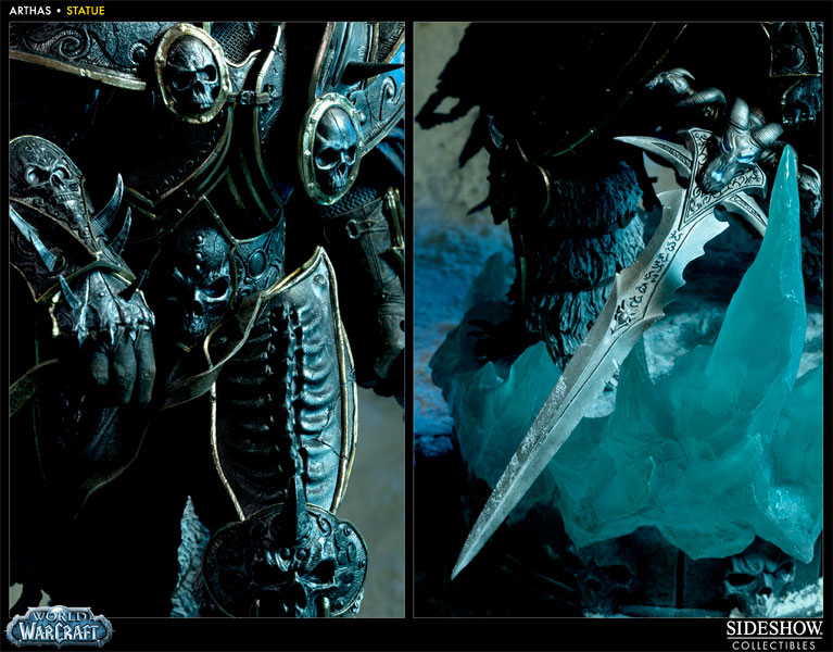 Warcraft Arthas Polystone Statue  View 5