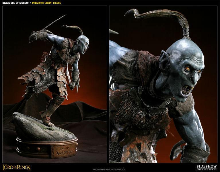 The Lord of the Rings Black Orc of Mordor Premium Format™ Figure  Collector Edition  View 3