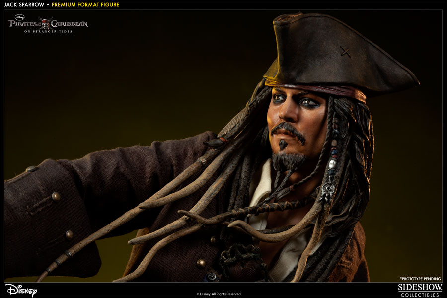 Disney Captain Jack Sparrow Premium Format™ Figure  Collector Edition - Prototype Shown View 2