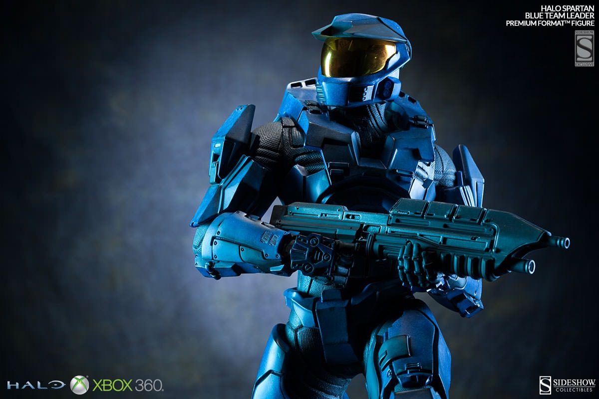 HALO HALO Spartan - Blue Team Leader Premium Format™ Figure  Exclusive Edition  View 2