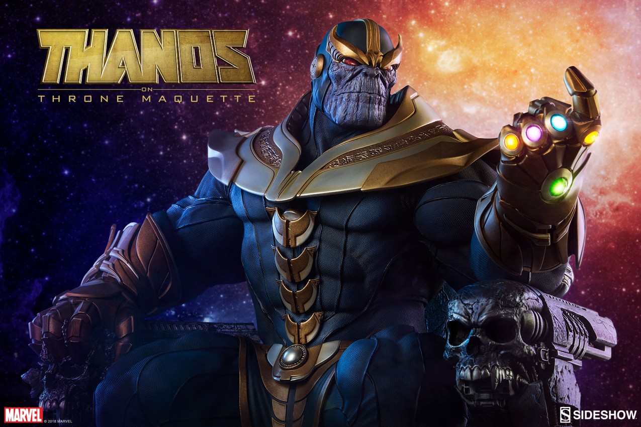 Thanos on Throne Exclusive Edition - Prototype Shown View 4