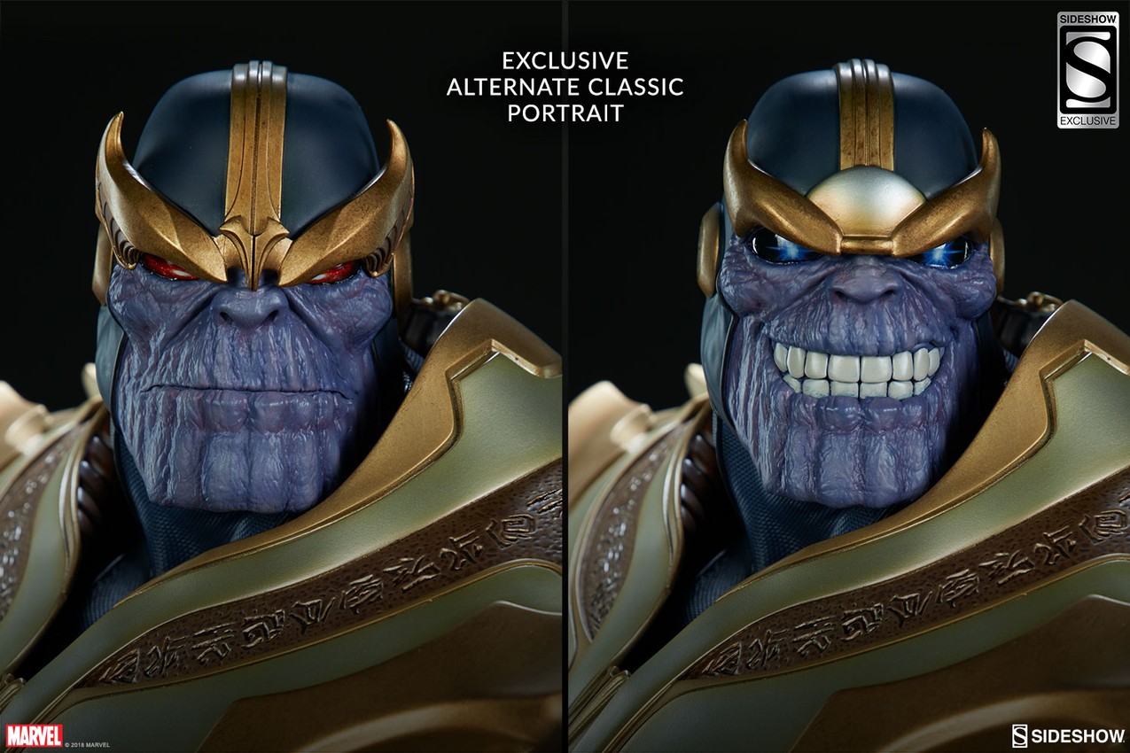 Thanos on Throne Exclusive Edition - Prototype Shown View 1