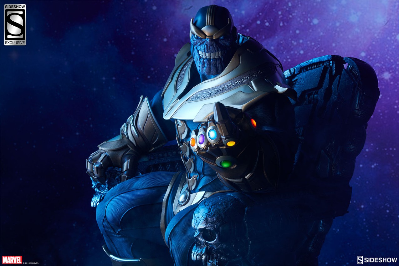 Thanos on Throne Exclusive Edition - Prototype Shown View 2