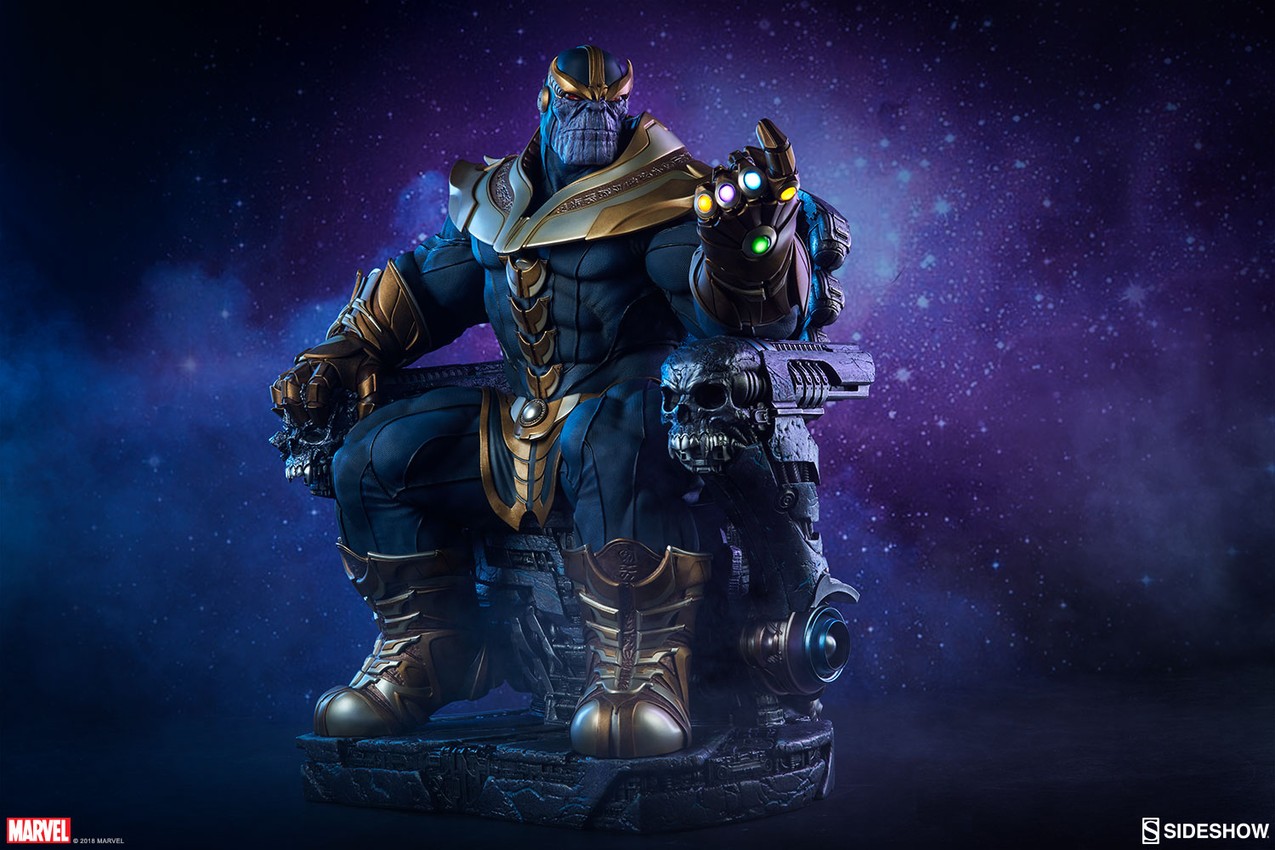 Marvel Thanos on Throne Maquette  Exclusive Edition - Prototype Shown View 2