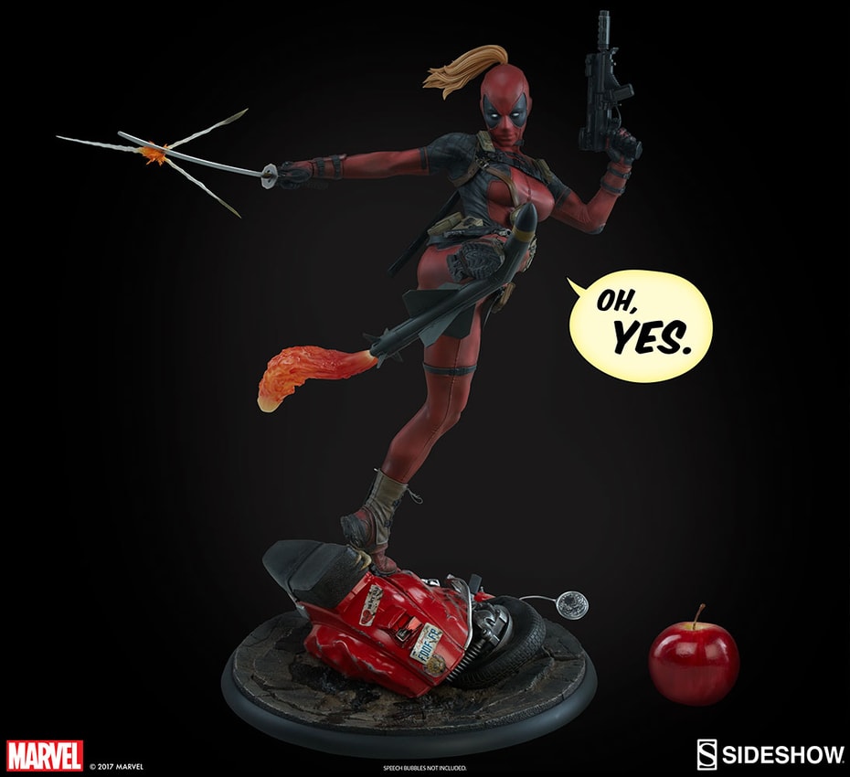 Marvel Lady Deadpool Premium Format™ Figure  Collector Edition - Prototype Shown View 6