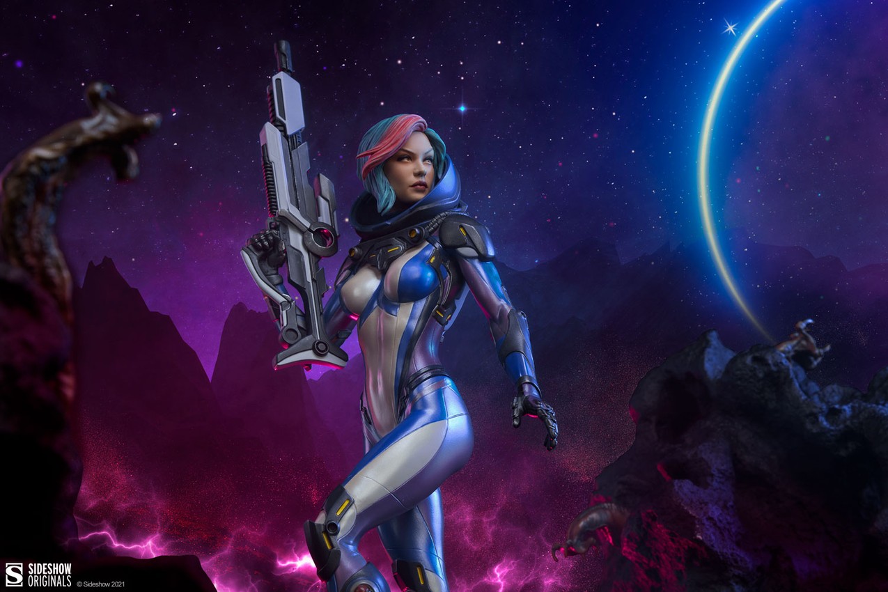 Sideshow Originals Bounty Hunter: Galactic Gun For Hire Statues  Collector Edition  View 2