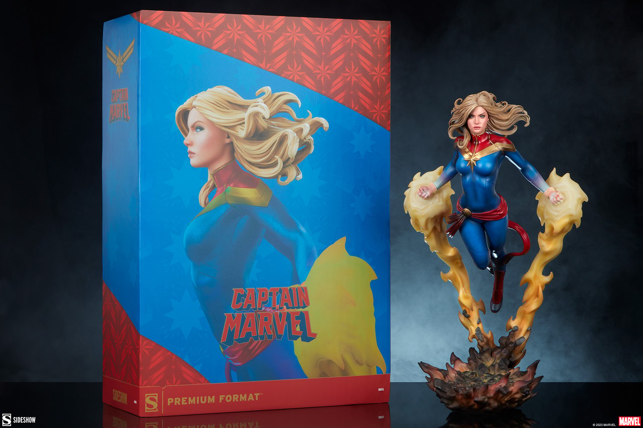 Captain Marvel Premium Format Figure by Sideshow | Sideshow