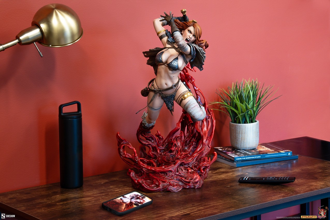 Dynamite Red Sonja: A Savage Sword Premium Format™ Figure - Prototype Shown View 1