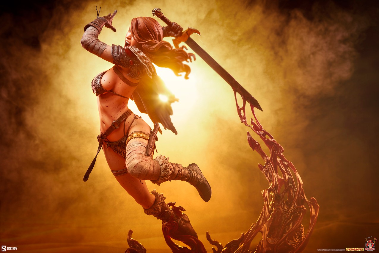 Dynamite Red Sonja: A Savage Sword Premium Format™ Figure - Prototype Shown View 2