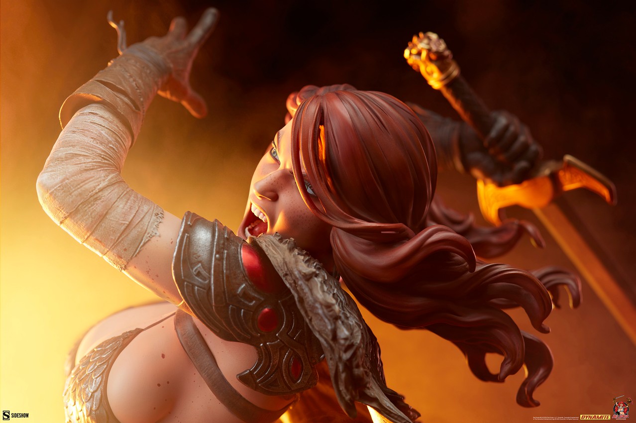 Dynamite Red Sonja: A Savage Sword Premium Format™ Figure - Prototype Shown View 4