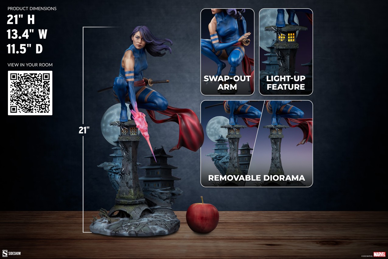 Marvel Psylocke Premium Format™ Figure - Prototype Shown View 2