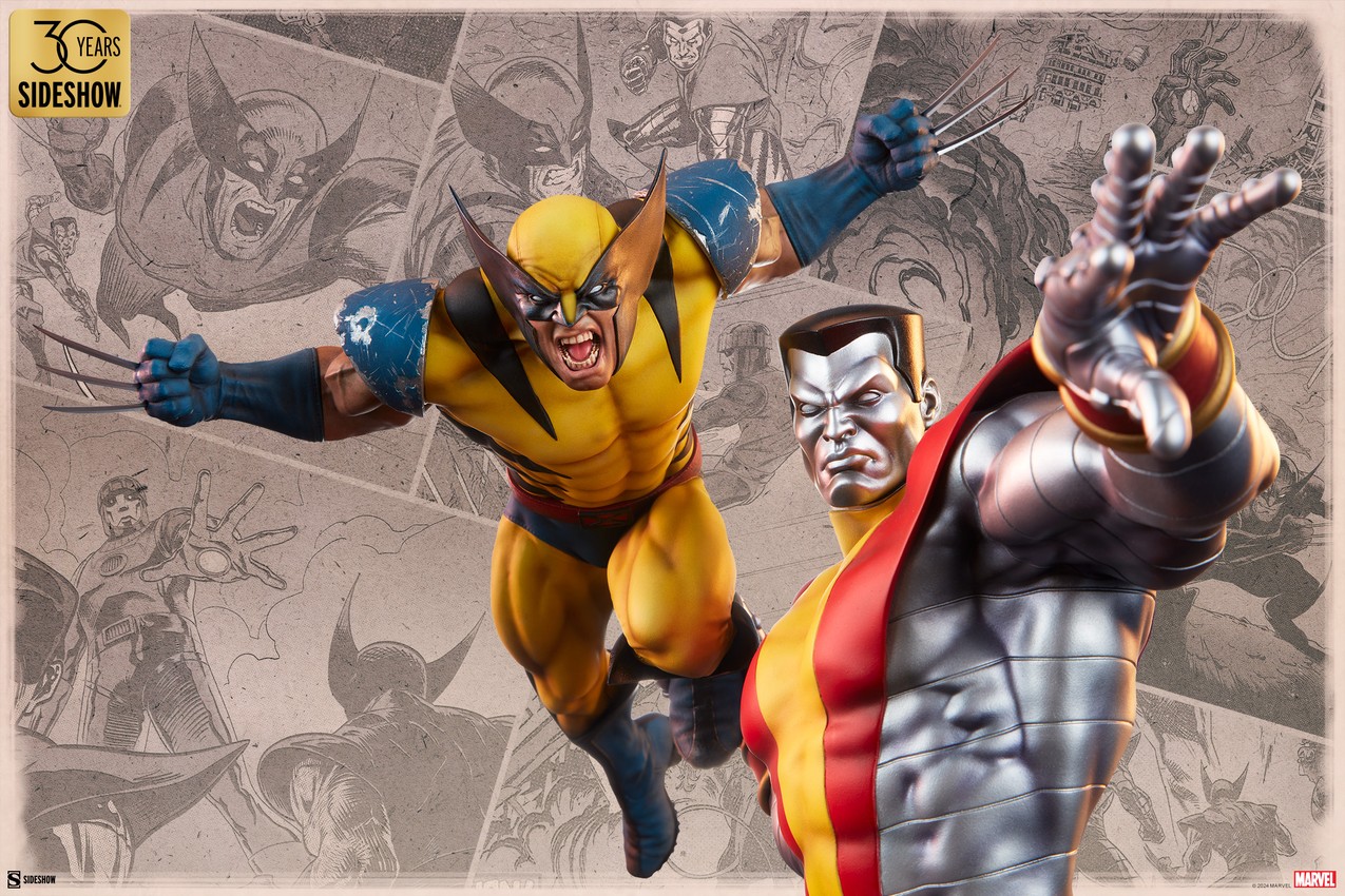 Fastball Special: Colossus & Wolverine Statue by Sideshow